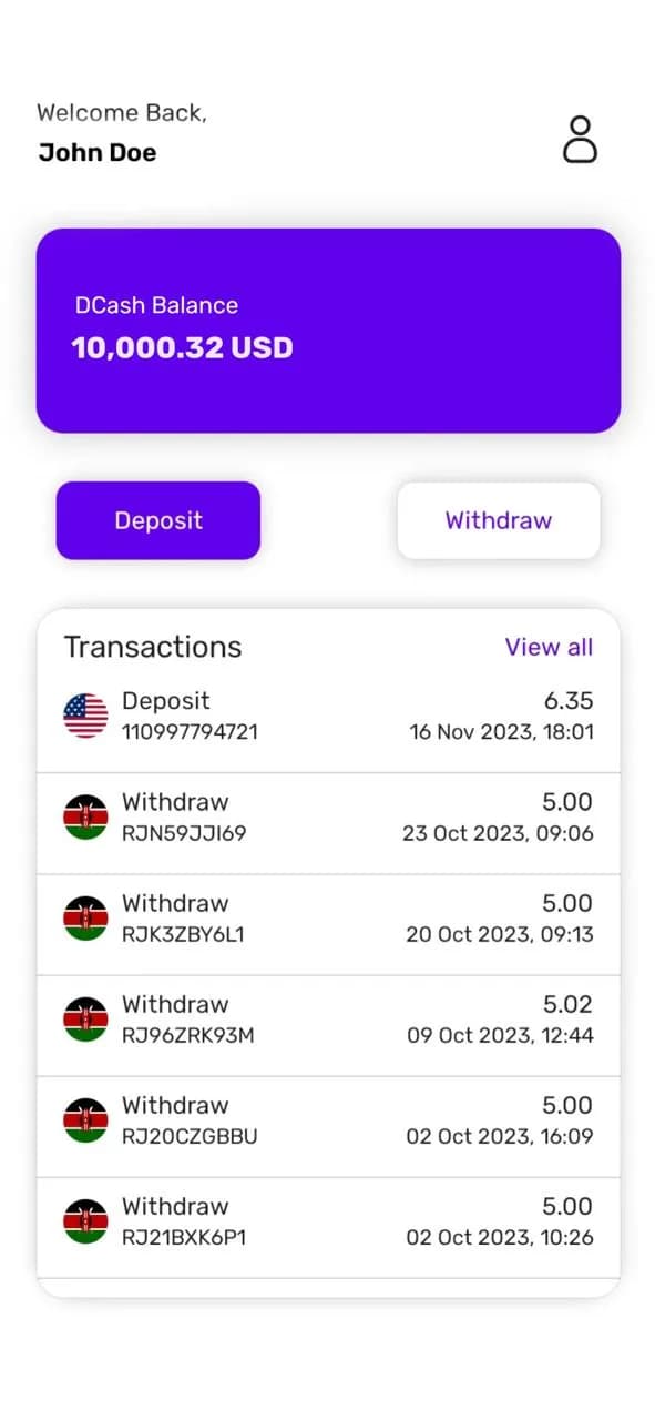 App screenshot